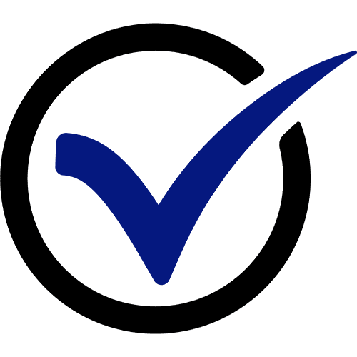 checkmarkblueblackcircle