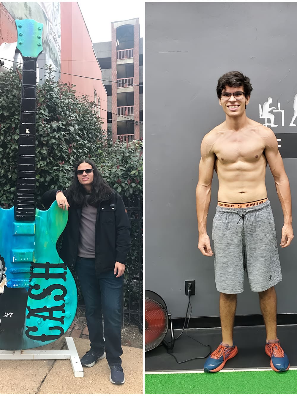darwin fitness youth personal trainer, body transformation before after